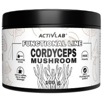 Activlab Cordyceps Mushroom ekstrakt z owocników maczużnika chińskiego - 100g