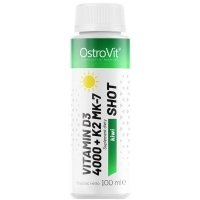 OstroVit Vitamin D3 4000 + K2 MK-7 Shot (kiwi) - 100ml