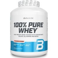 BioTech USA 100% Pure Whey napój białkowy (truskawka)  -  2,27kg