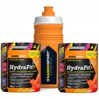 NamedSport HydraFit napój hipotoniczny - zestaw 2 x 400g plus bidon