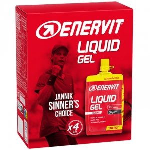Enervit Liquid Gel zestaw żeli energetycznych (cytryna) - 4x60ml 