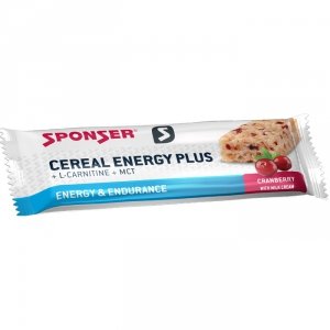 Sponser Cereal Energy Plus baton (żurawinowy) - 40g 