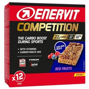 Enervit Sport Competition Bar baton (czerwone owoce) - 12x30g 