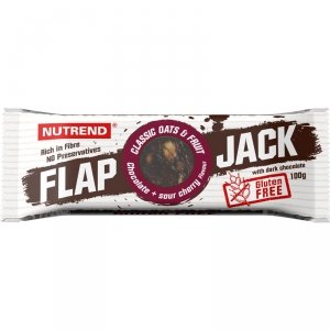 Nutrend baton Flap Jack (czekolada+wiśnia) - 100g 