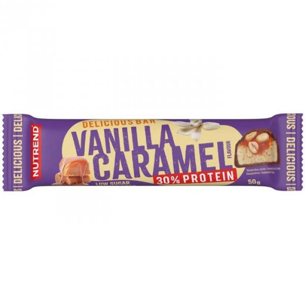 Nutrend Delicious Bar baton (wanilia karmel) - 50g