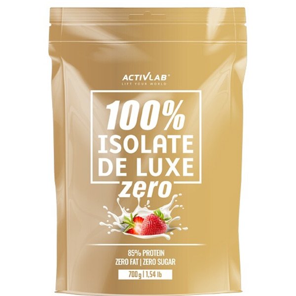Activlab 100% Isolate De Luxe Zero izolat białka (truskawka) - 700g