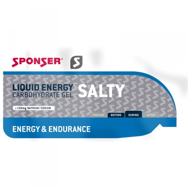 Sponser Liquid Energy Salty żel (neutralny/słony) - saszetka 35g