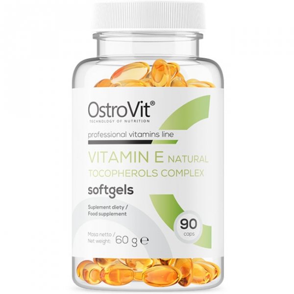 OstroVit Vitamin E softgels - 90 caps.