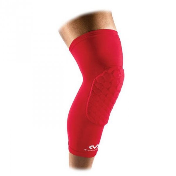 McDavid HEX 6446 Leg Sleeve ochraniacz na kolano (czerwony) - L