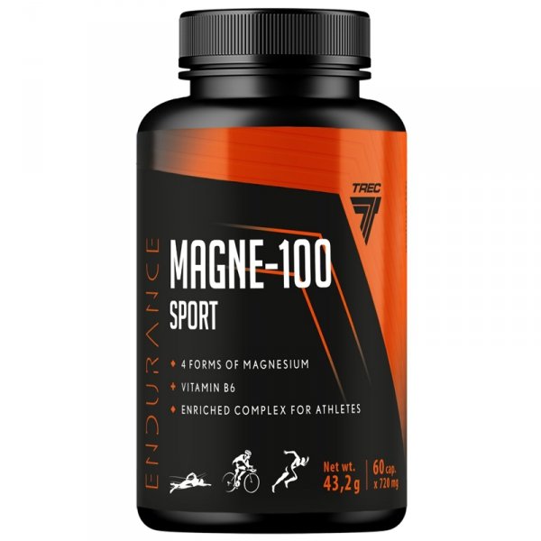 Trec Nutrition Magne-100 Sport  magnez - 60kaps.