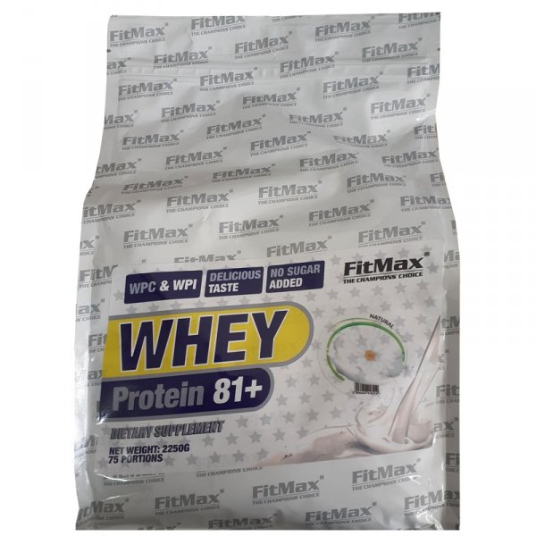 Fitmax Whey Protein 81+ białko serwatki (naturalny) - 2,25kg