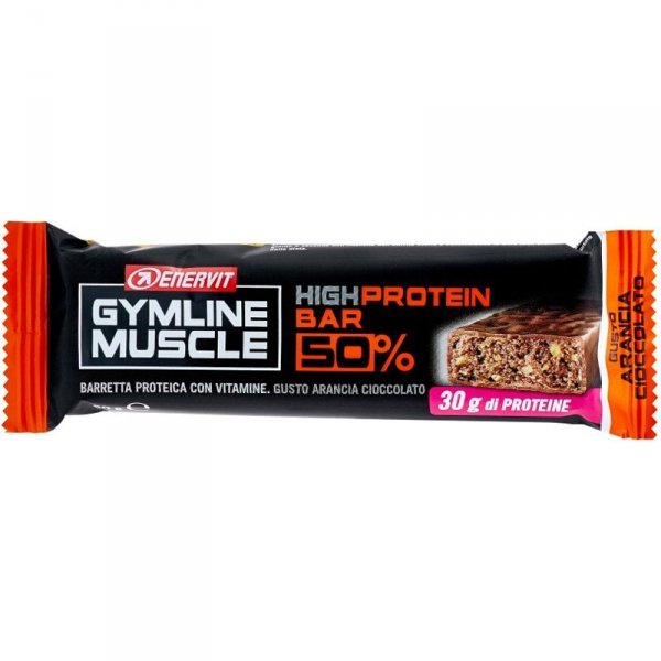 Enervit Gymline Muscle 50% baton (pomarańczowy) 60g