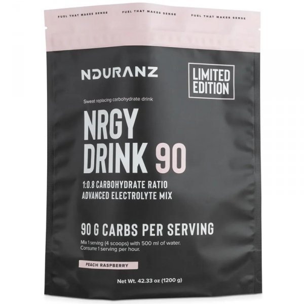 Nduranz Nrgy Unit Drink 90 napój węglowodanowy (brzoskwinia malina) - 1,2kg
