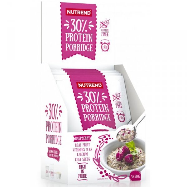Nutrend Protein Porridge owsianka białkowa (malina) - 5x50g