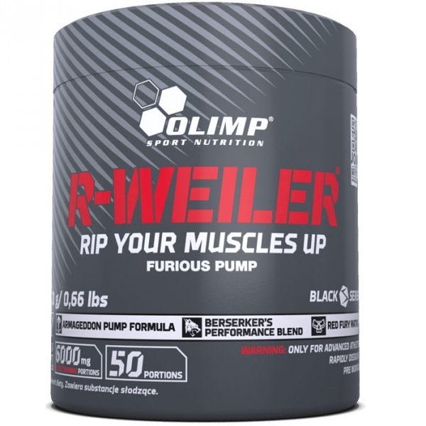 Olimp R-Weiler przedtreningówka (red punch) - 300g
