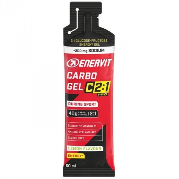 Enervit C2:1 Carbo Gel żel energetyczny z sodem (cytryna) - 60ml