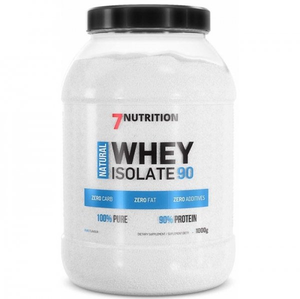 7Nutrition Natural Whey Isolate 90 izolat białka serwatkowego - 1kg