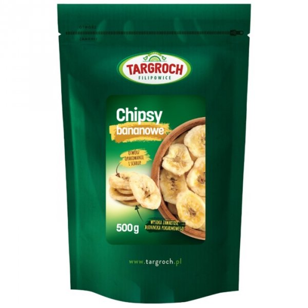 Targroch Chipsy bananowe - 500g