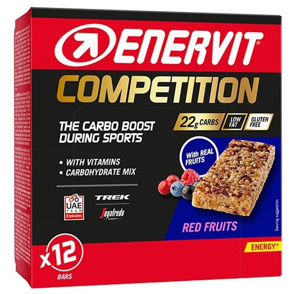 Enervit Sport Competition Bar baton (czerwone owoce) - 12x30g 