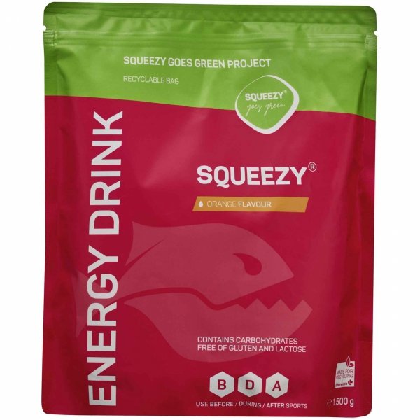 Squeezy Energy Drink napój (pomarańcza) - 1,5kg