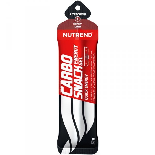 Nutrend CARBOSNACK żel (cola+kofeina) - saszetka 50g