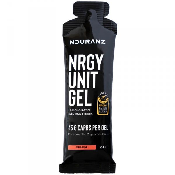 Nduranz Nrgy Unit Gel żel energetyczny (pomarańcza) - 75g