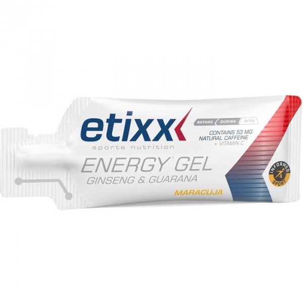 Etixx Guarana Energy Gel  żel energetyczny (marakuja) - 50g