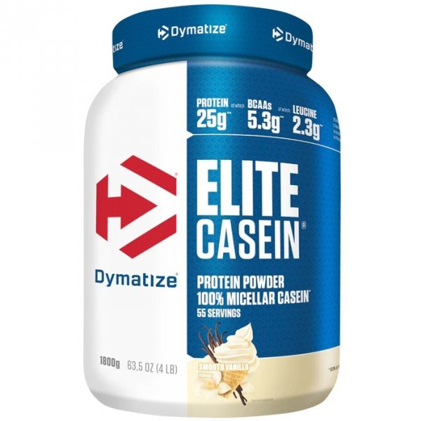 Dymatize Elite Casein kazeina micelarna (gładka wanilia) -1,8kg