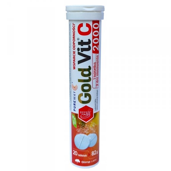 Olimp Gold Vit C 2000 witamina C (cytryna) - 20 tabletek