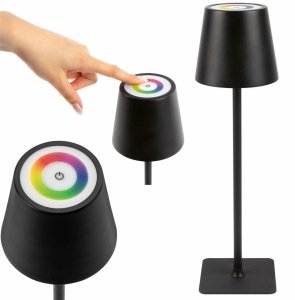 Lampka LED wbudowany akumulator kolory Classbach C-TL 4025 (czarny)