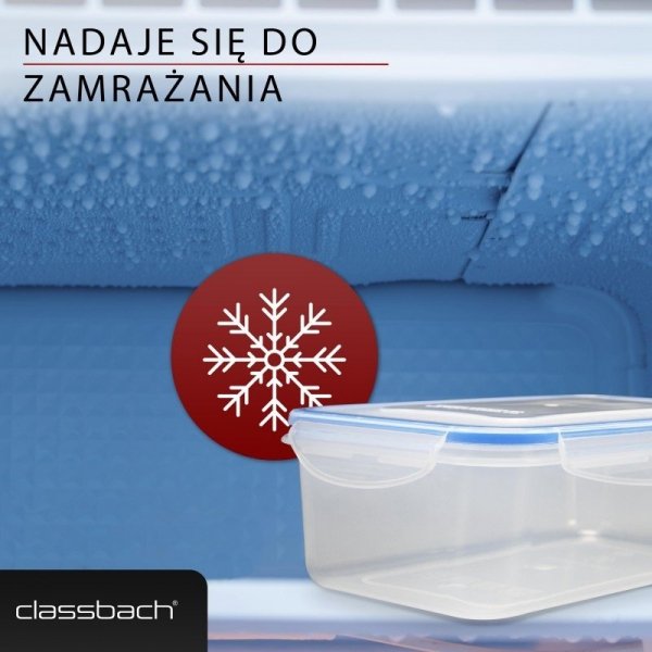 Pojemniki do przechowywania żywności 5x 1000 ml Classbach C-FHD 4007 K