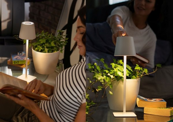 Lampka LED wbudowany akumulator kolory Classbach C-TL 4025 (biały)