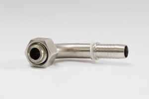 Końcówka wygięta 90st na wąż DN20 DKO 22L (207976) INOX 064-71205