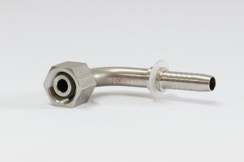 Końcówka węża wygięta DKO 12l DN10 90st INOX 064-41370