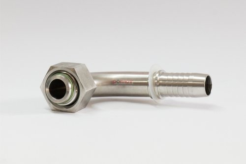 Końcówka wygięta 90st na wąż DN20 DKO 22L (207976) INOX 064-71205