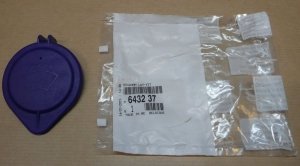 Bouchon de fermeture bouchon de réservoir de lave-glace Citroën C5 III C6 643237, 6432.37