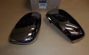 Original  Boîtier de rétroviseur Renault Espace V, Kadjar complet. Renault Koleos II, Scenic IV chromé , 8201668740