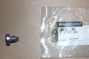 Original  Bouchon de carter Renault Megane I, Scenic I, Clio III , 7703075342