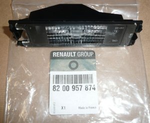 Original  Lampe de plaque d'immatriculation Dacia Logan, Dacia Sandero , 8200957874