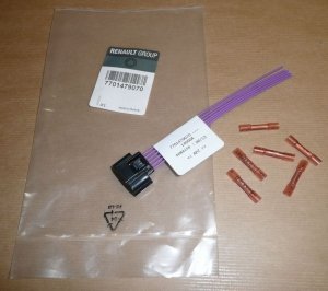 Original  Fiche avec faisceau de soupape egr 1.9dci , 7701479070