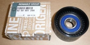 Original  Galet tendeur de courroie trapézoïdale Renault Espace, Renault Laguna, Renault Master, Renault Trafic II 1.9D-2.0D dia