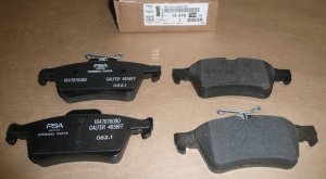 Original  Plaquettes de frein Citroën C5 III, Renault Laguna III arrière système de freinage ATE ,  1647876080