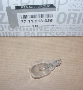 Original  Ampoule W16W 12V feu stop Renault , 7711213335