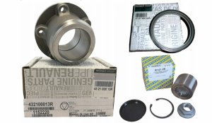 Original Moyeu de roue + roulement de roue arrière Renault Master III Opel Movano B 2.3 dCi ,  432100013R, R141.28, 479700004R,