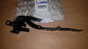 Charnière de capot Citroën Jumpy IV avant droit, 9823131780, 9823131780,