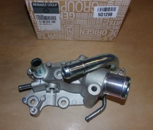 Boîtier de thermostat Renault Megane IV 1.6SCE, 110607018R,