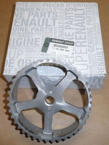$ Original  Poulie d'arbre à cames Renault Megane 1.9D/TD 96|} diamètre intérieur-12,70mm diamètre extérieur-120mm 40 dents largeur-31mm clavette moteur F8Q ,  7700866844
