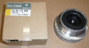$ Poulie d'alternateur Renault Clio II, III, Laguna II, Megane II, Logan 1.5 DCI , 8200113636