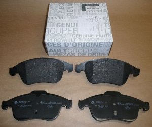 Plaquettes de frein avant d'origine pour Renault Laguna 3, Scenic III, 410605055R