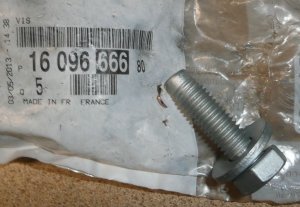 $ VIS DE CHÂSSIS DE LA BANQUETTE ARRIÈRE CITROËN C-ÉLYSÉE ,  1609666680